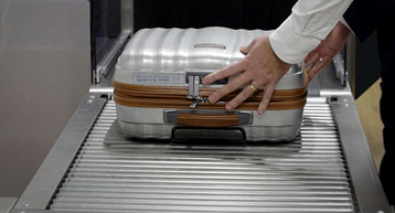 hand luggage silver suitcase hand luggage silver suitcase