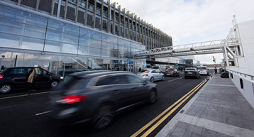 Car at Dublin airport Car at Dublin airport