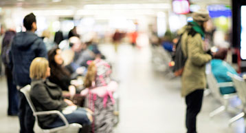 passengers waiting at arrivals passengers waiting at arrivals